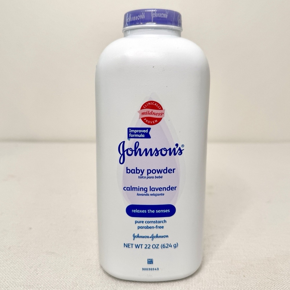 Johnson's Baby Powder Calming Lavender & Chamomile 22oz Cornstarch Large 2015